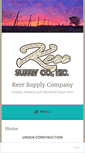 Mobile Screenshot of kerrsupply.com